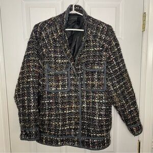 Asm Anna Tweed Classic Button Jacket Extra Small